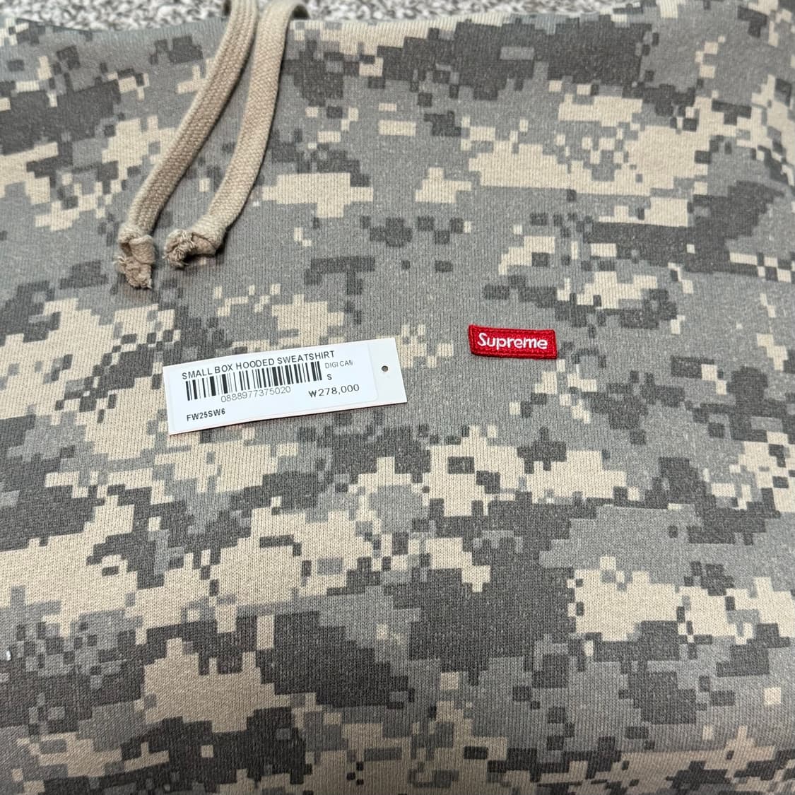 [S] 슈프림 스몰박스 후드 디지 카모 상품이미지5