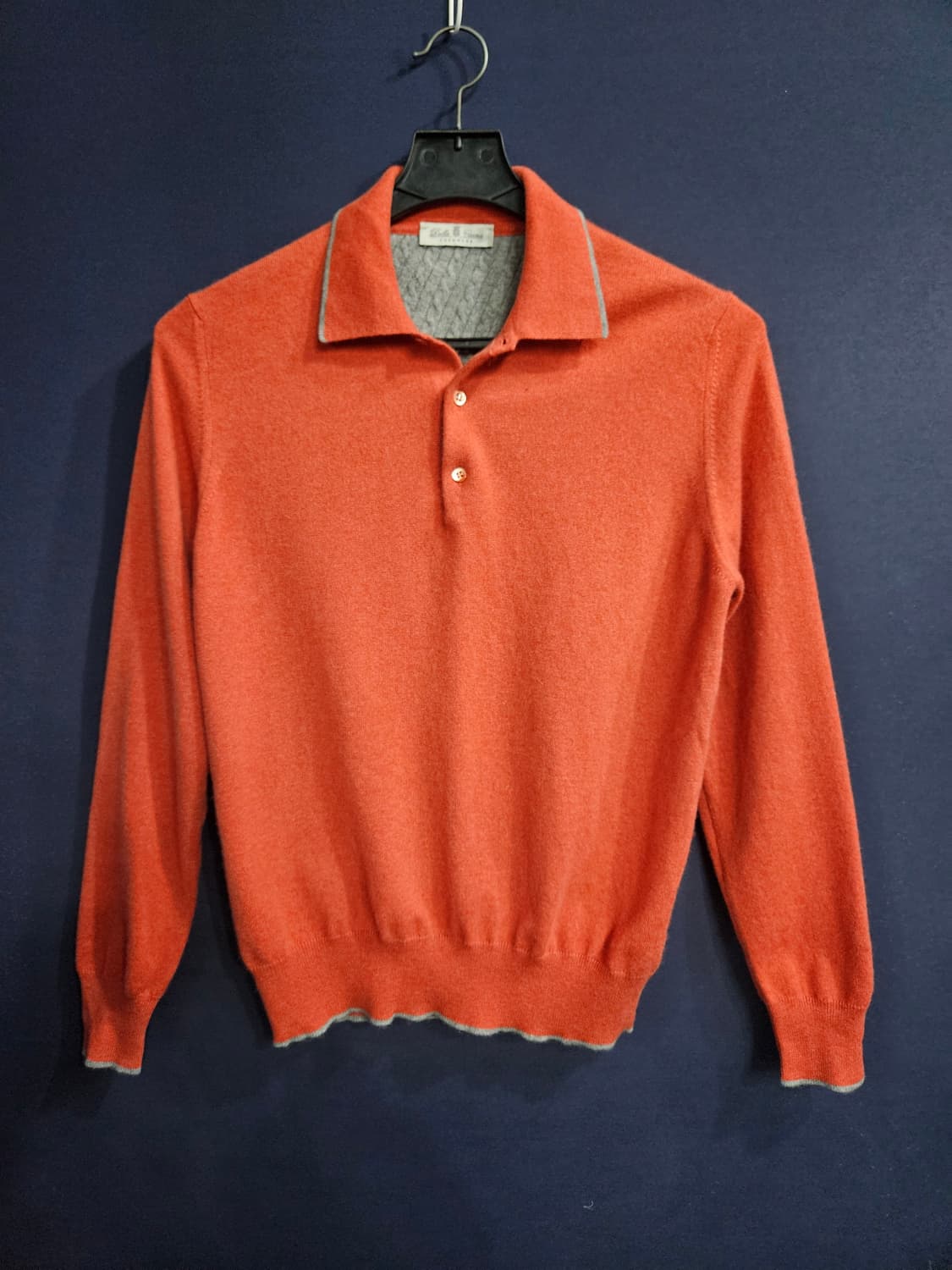 델라시아나 남성 100 캐시미어 100% 카라니트  상품이미지1