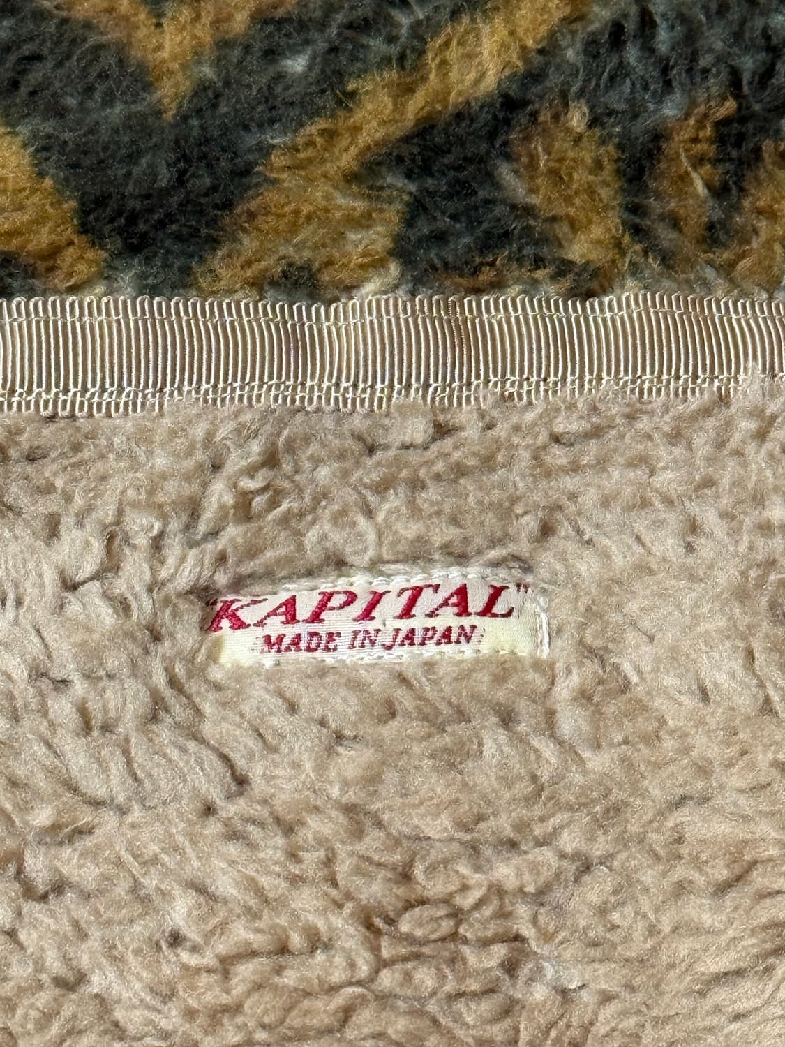 캐피탈 요세미티 아라베스크 패턴 후리스 5사이즈 상품이미지6