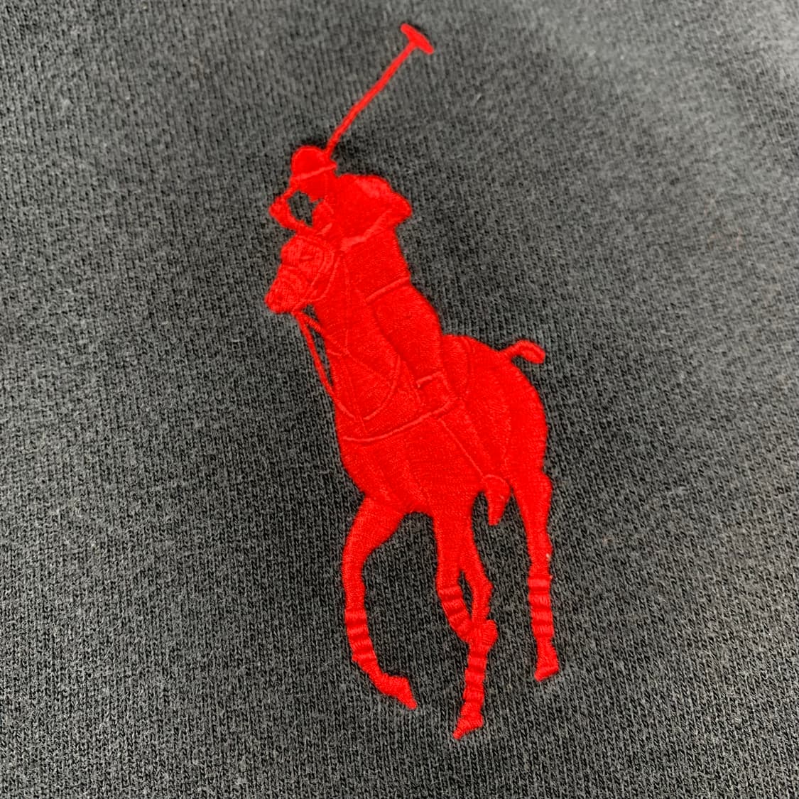 폴로 랄프로렌 빅포니 써멀 후드티 블랙 상품이미지3