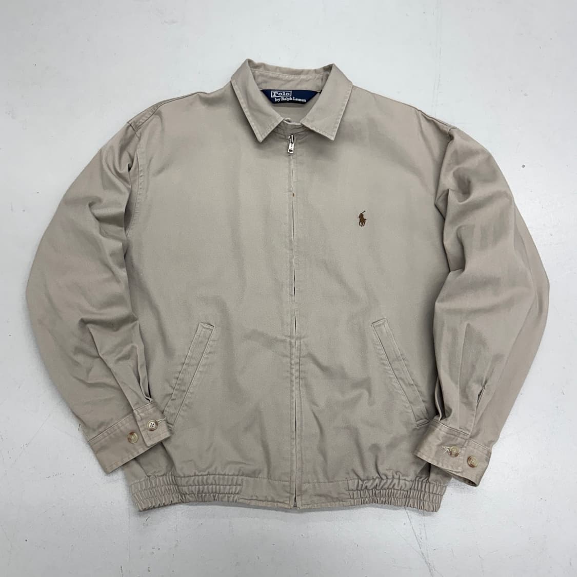 폴로 90s 브라운 포니 코튼 스윙톱 자켓 상품이미지2