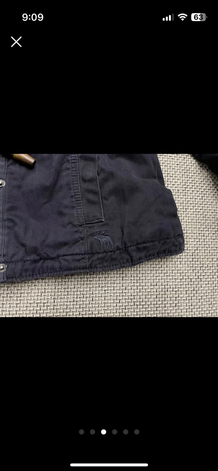 아베크롬비 털안감 더플자켓 여S 상품이미지3