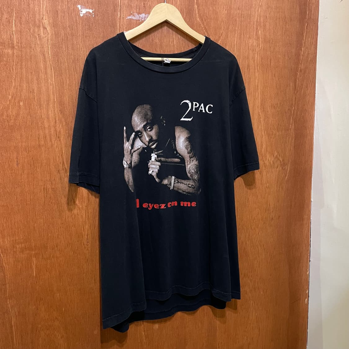 (2XL) 투팍 빈티지 프린팅 반팔티 상품이미지3