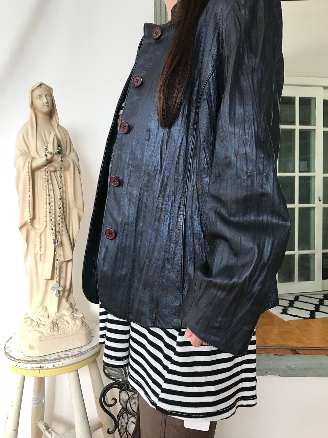 vintage leather jacket 상품이미지8