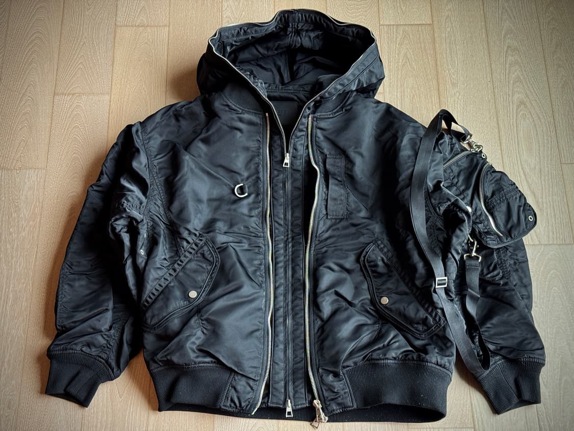 송지오 옴므 22FW 멀티지퍼 파라슈트 MA-1 (풀세트) 상품이미지1