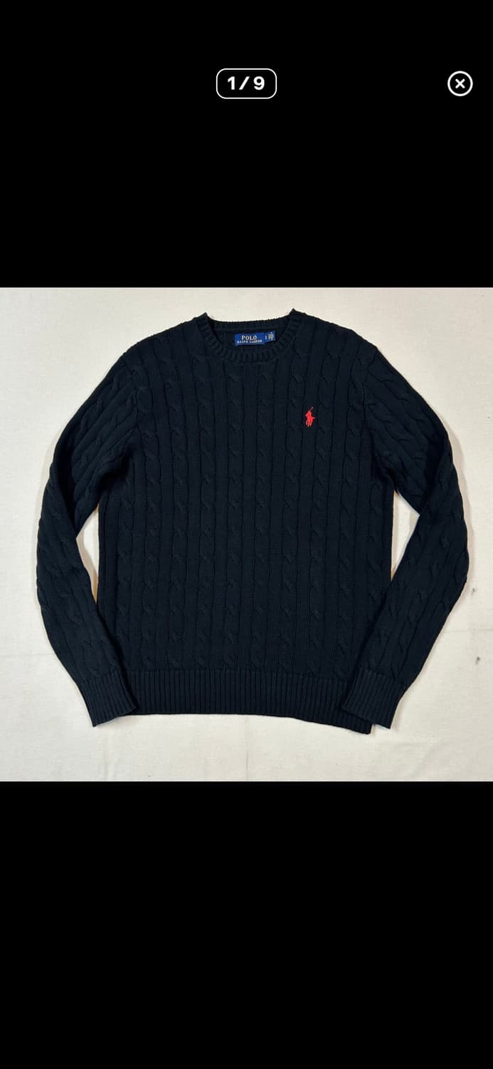 폴로 랄프 로렌 케이블 니트 S 상품이미지1