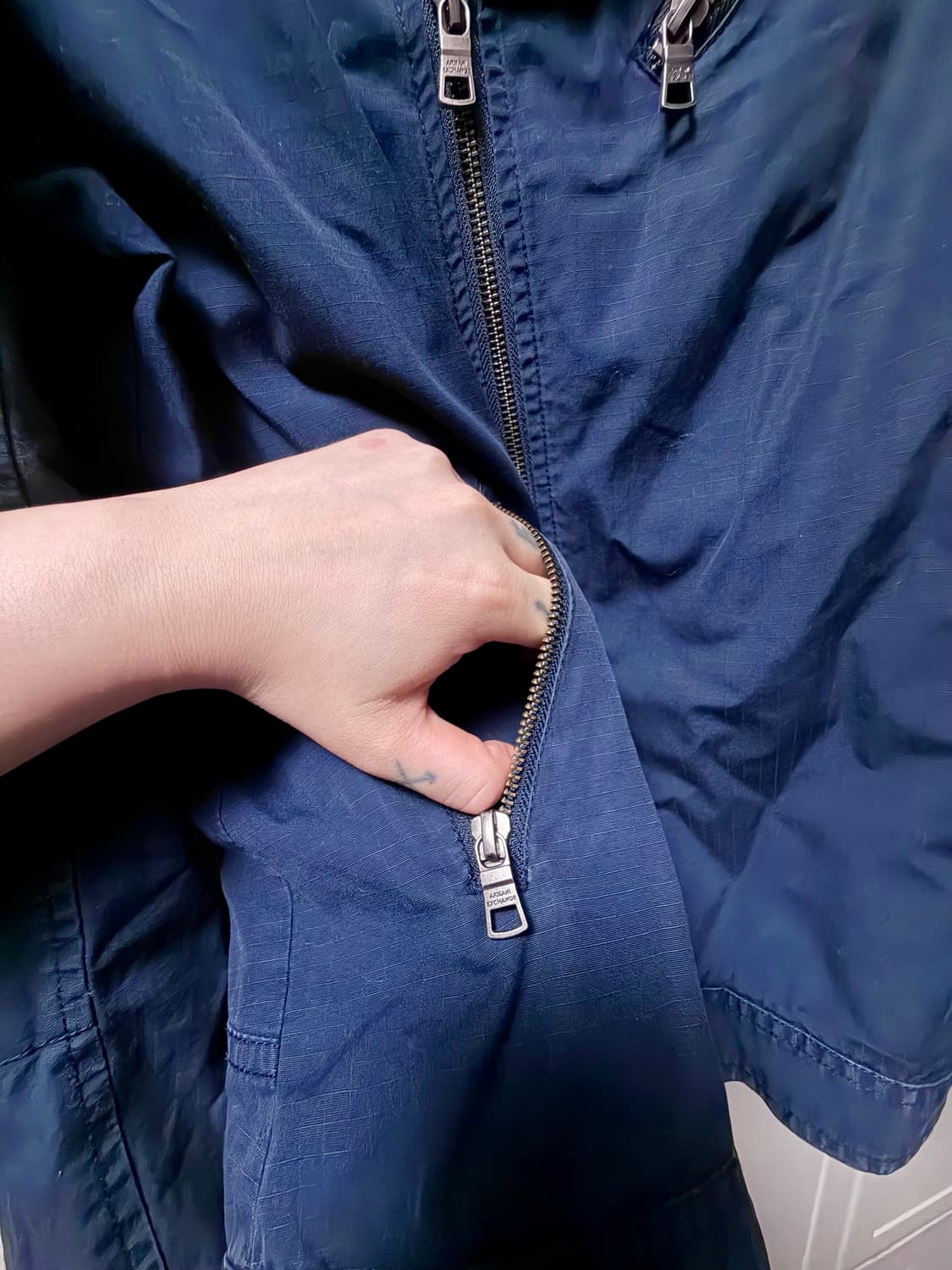 아르마니 익스체인지 투웨이 면자켓 상품이미지5