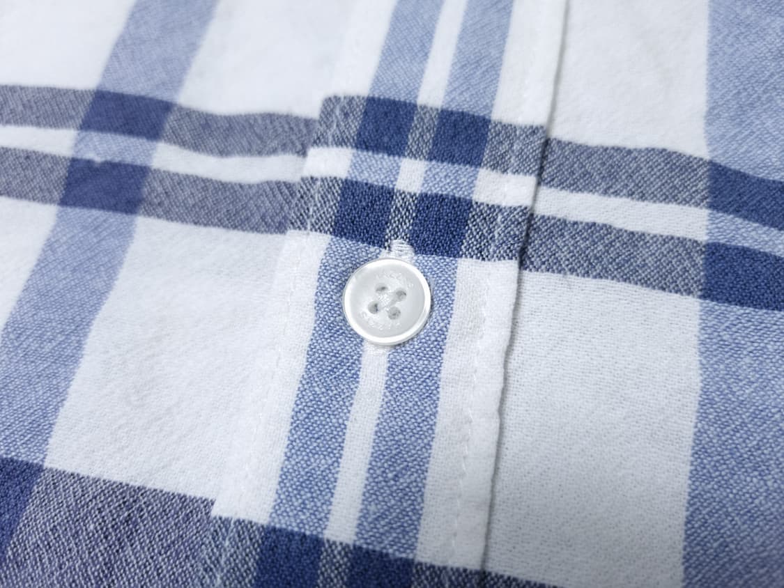 [무료배송][110]헤지스 남성용 체크 린넨 반팔 셔츠 남방 상품이미지8