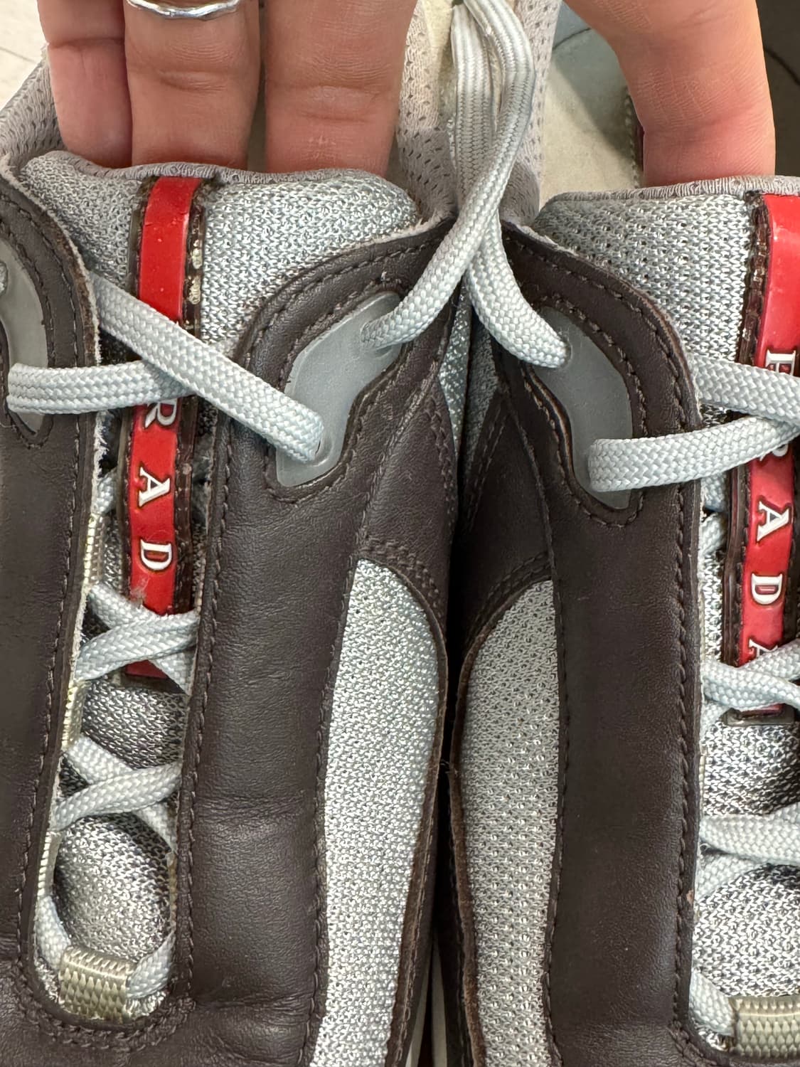 빈티지 프라다 아메리카컵 브라운 상품이미지7