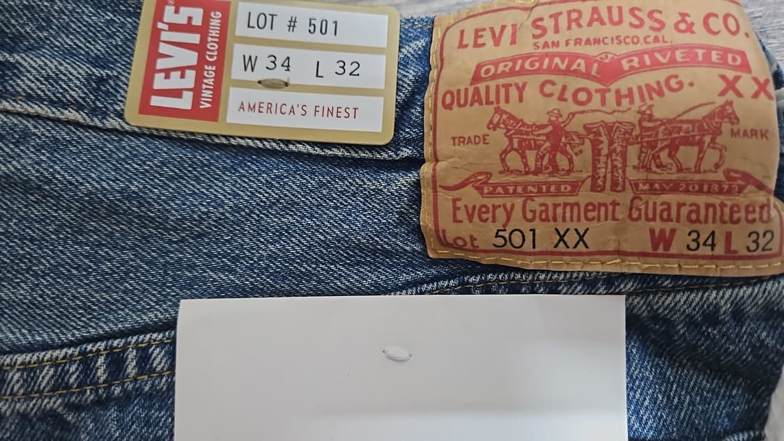 리바이스 LVC 1955 501 블랙잭 34x32 상품이미지4