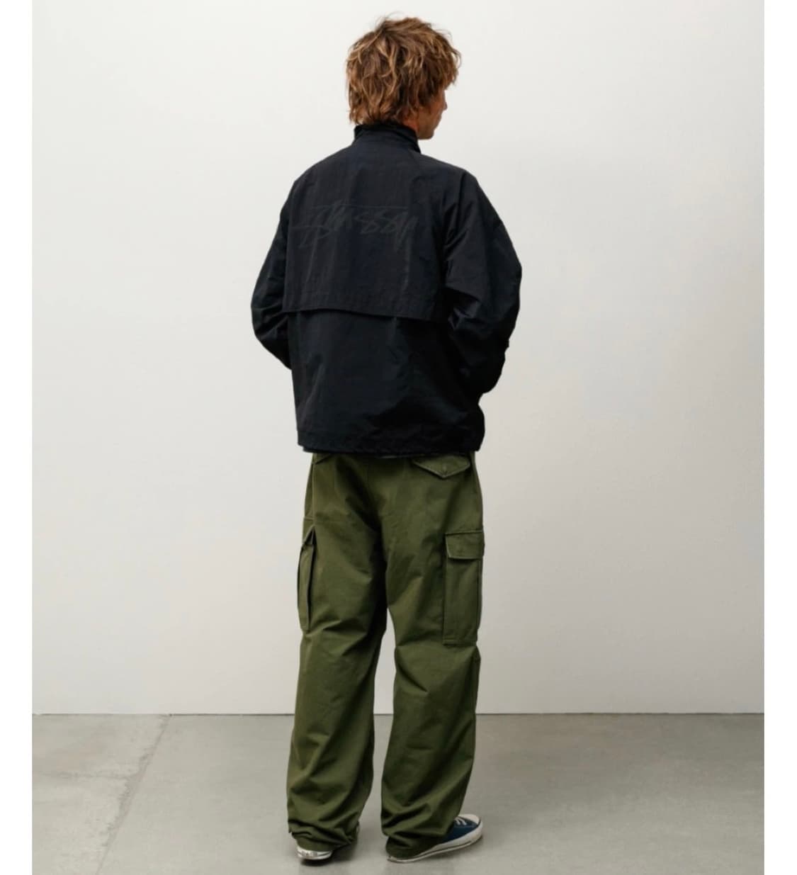 스투시 웜업자켓 블랙 상품이미지2