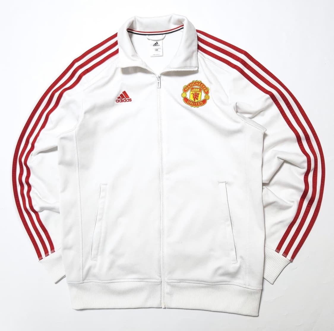 아디다스 16 대장급 맨유 트랙탑 져지 자켓 화이트레드 상품이미지1