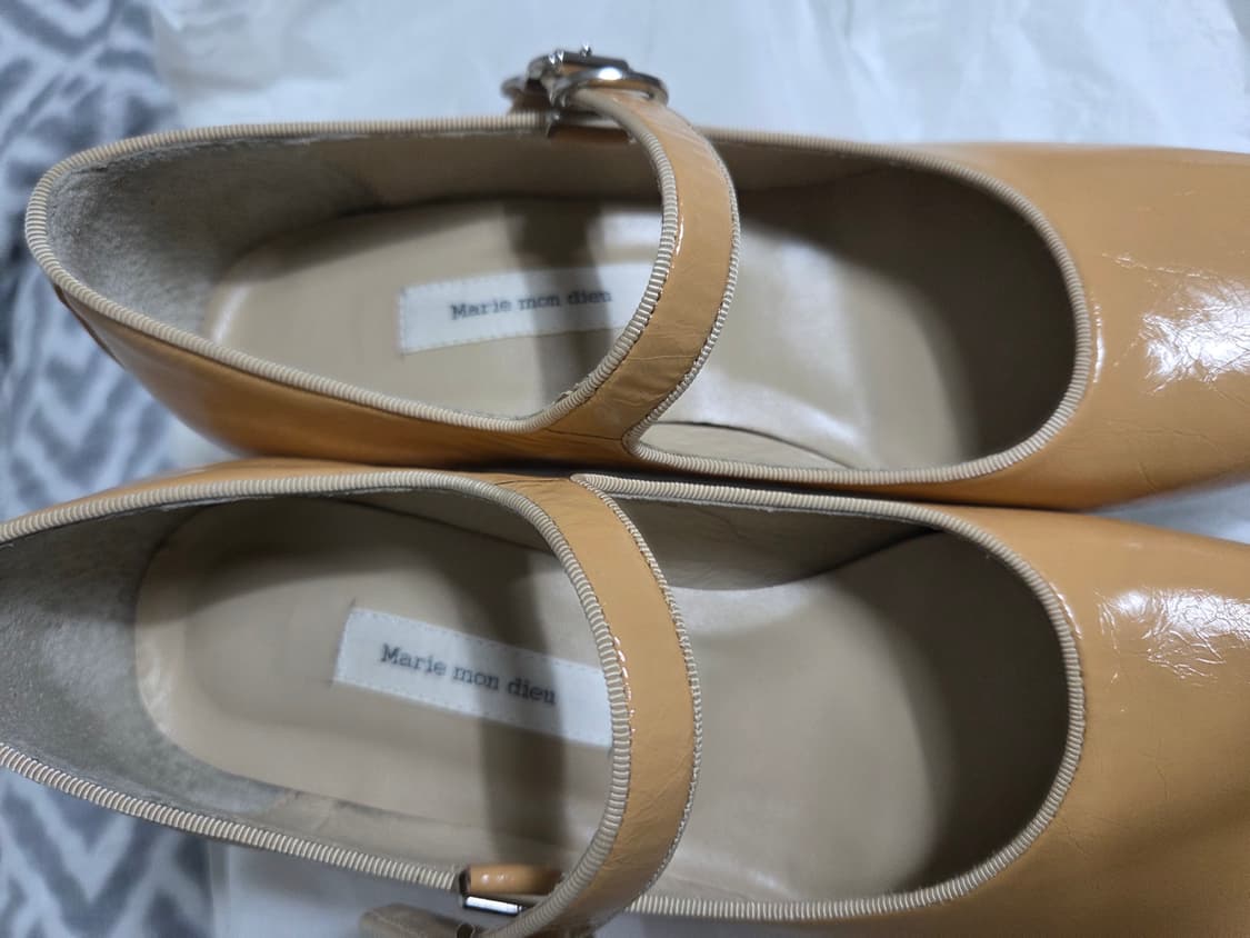 마리몽듀 소프트 메리제인 태닝스킨 천연 소가죽 구두 235mm 상품이미지8