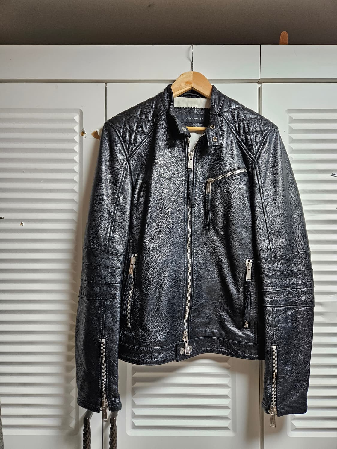 디스퀘어드2(Dsquared2) 라이더 가죽자켓 판매합니다. 상품이미지1