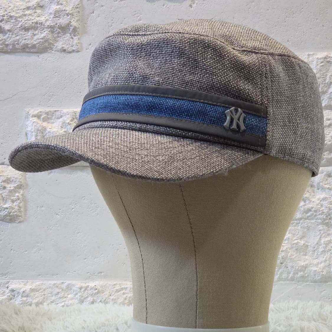 L7-5:MLB 뉴욕 양키스 린넨 패브릭 캡 (57cm) 상품이미지4
