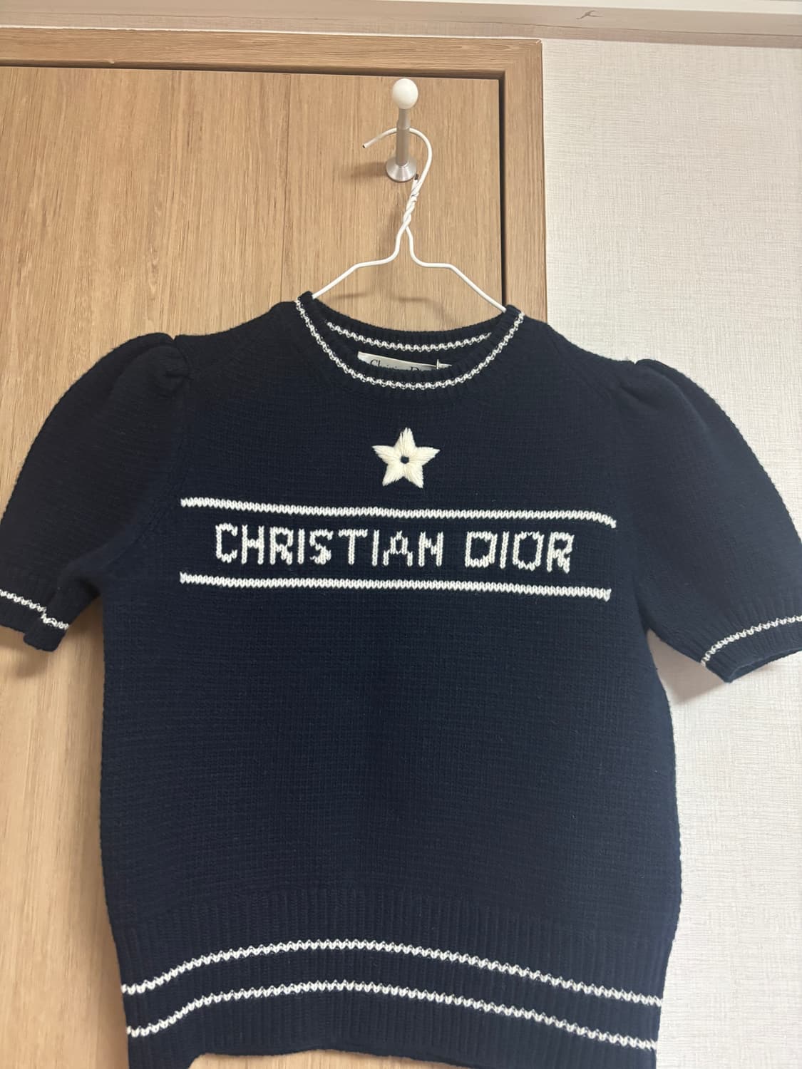 Dior 별 반팔 니트 네이비 새상품 상품이미지2