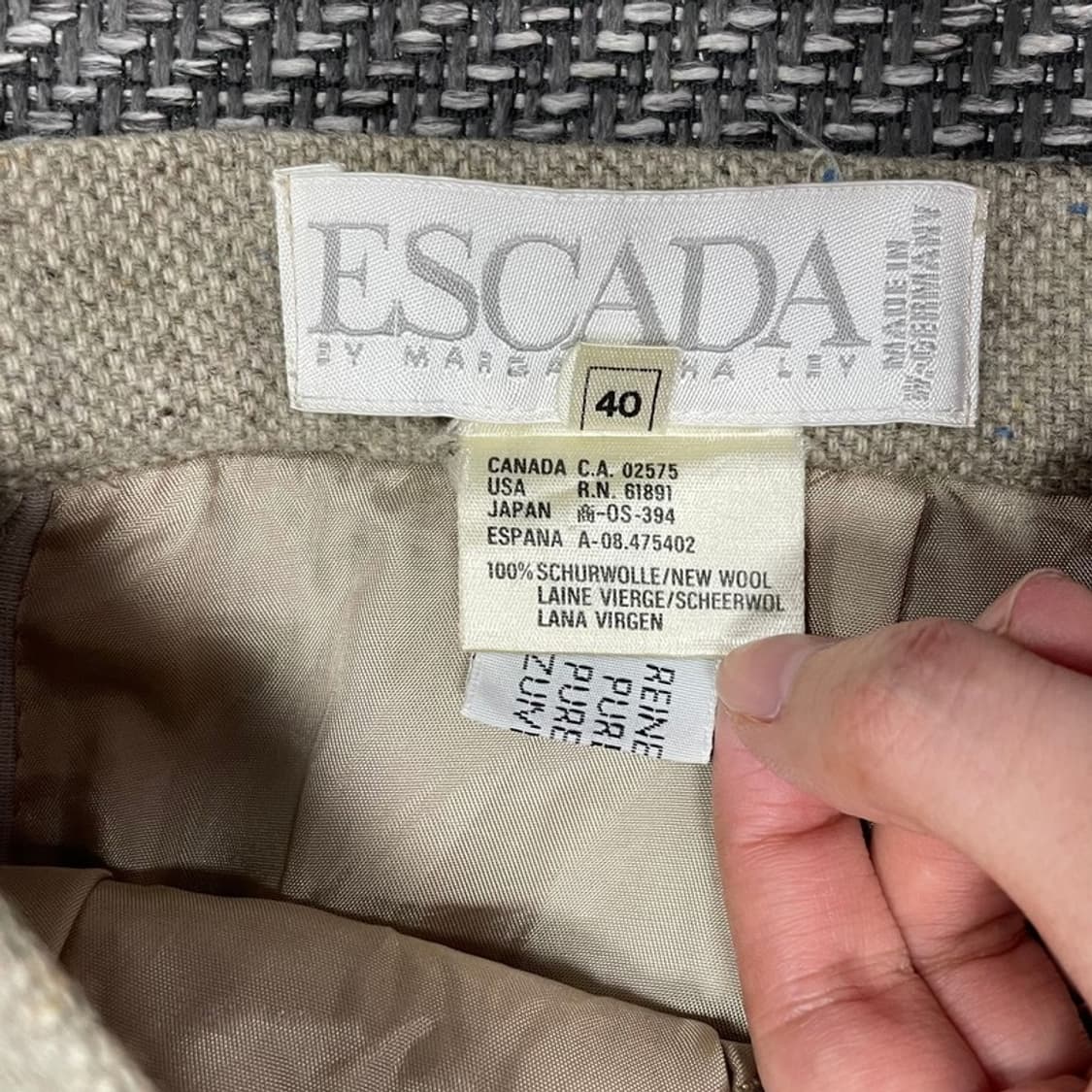 에스카다 트위드 스커트 v0235 상품이미지7