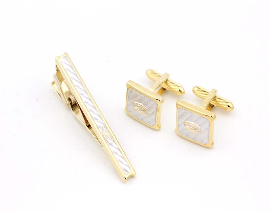 듀퐁 S등급 5.4cm 잉글랜드 오리지날 명품 넥타이핀 커프스 세트 상품이미지2