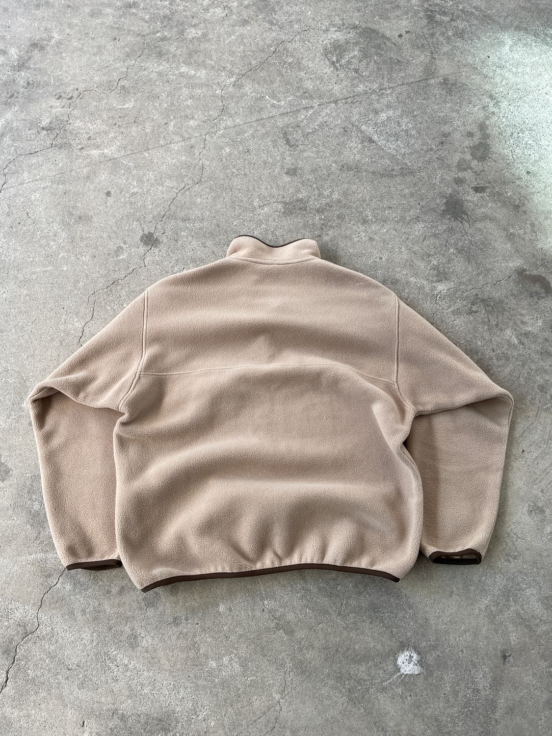 Patagonia Synchilla Beige Brown Snap-T 상품이미지8