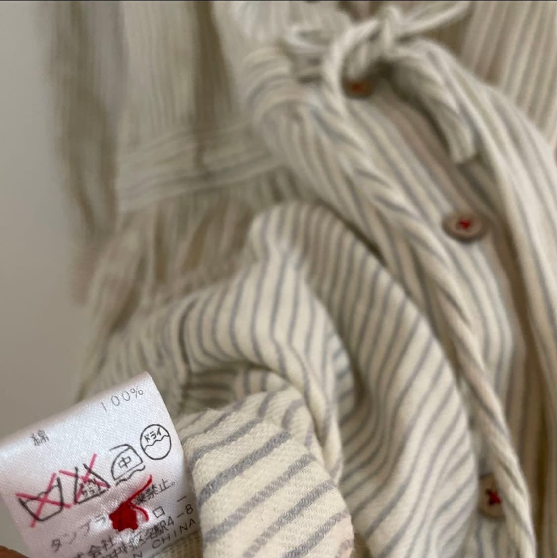 빈티지 arrow 스트라이프 셔츠원피스 상품이미지9