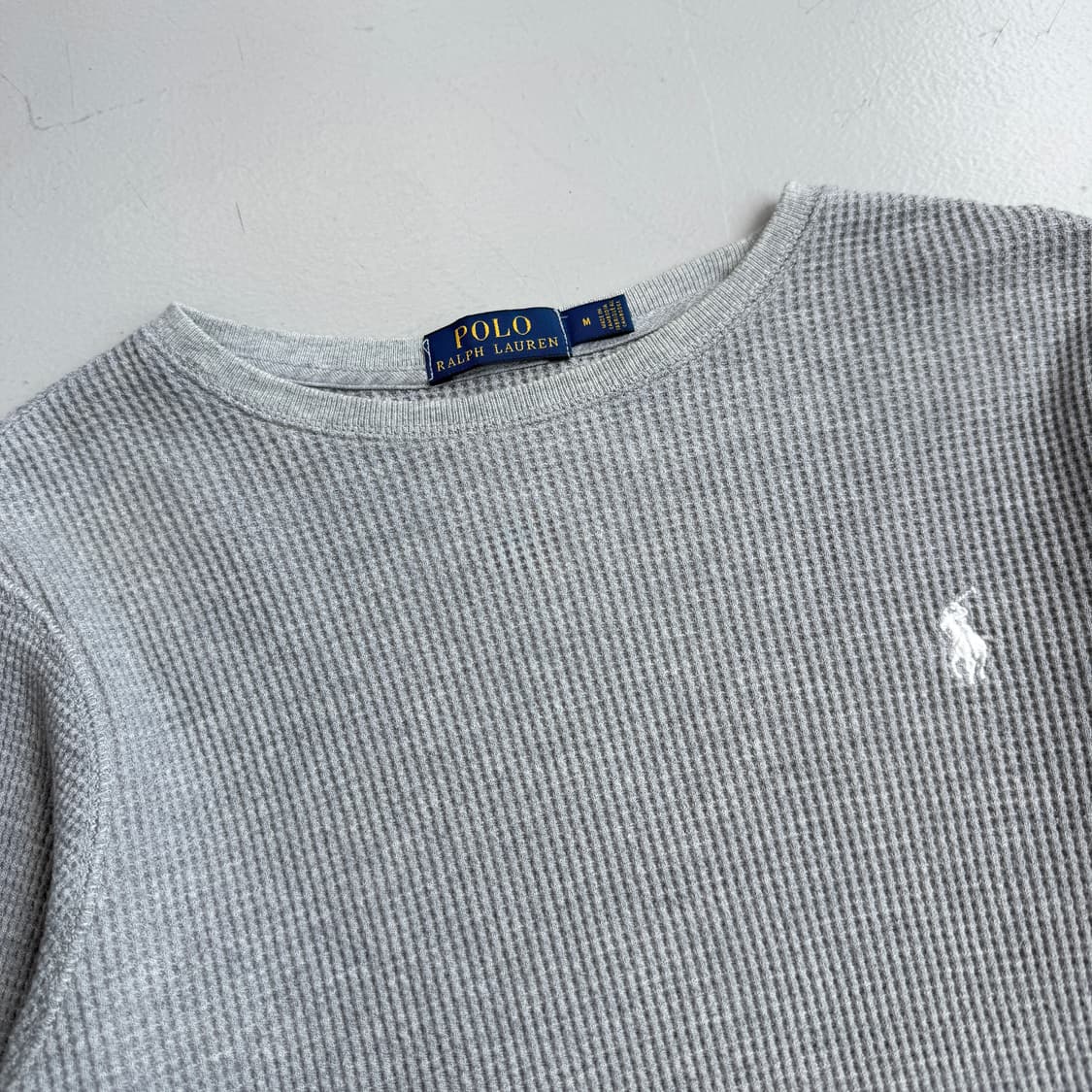 폴로 신형 포니 딱붙 니트 그레이 상품이미지3