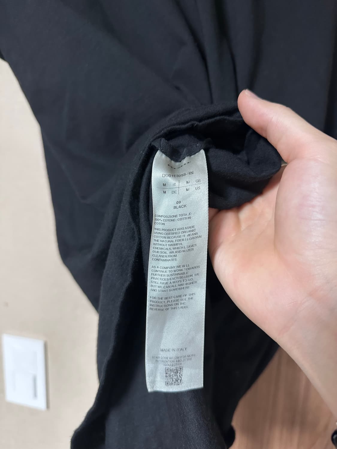[M] 릭오웬스 다크쉐도우 레벨 스트랩 티셔츠 상품이미지6