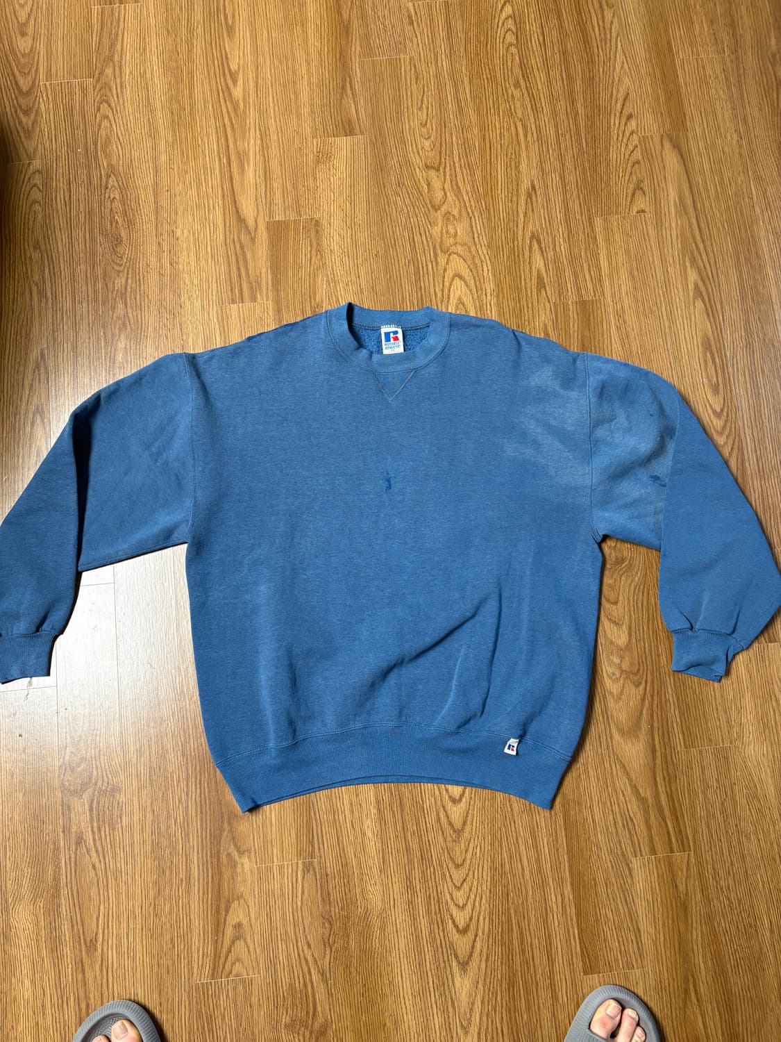 90s russell sunfaded 스웻셔츠 USA 상품이미지2