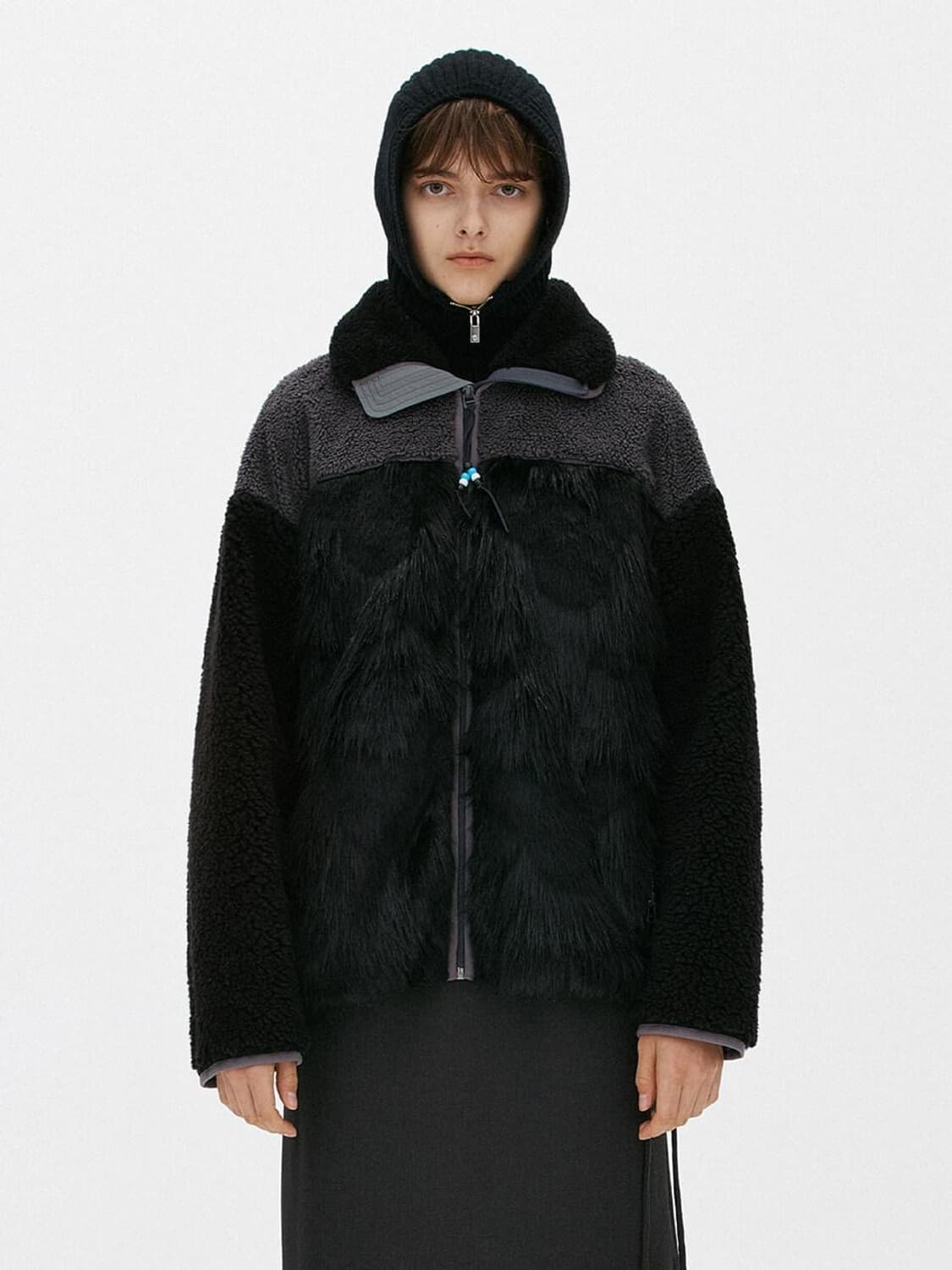 더오픈프로덕트 후리스 블랙 자켓 openyy 상품이미지1