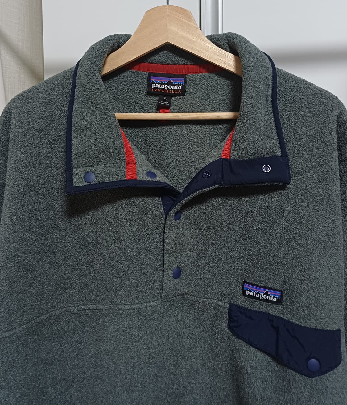 🇳🇮 [XL] 파타고니아 신칠라 스냅티 니켈 / 네이비 블루 상품이미지3