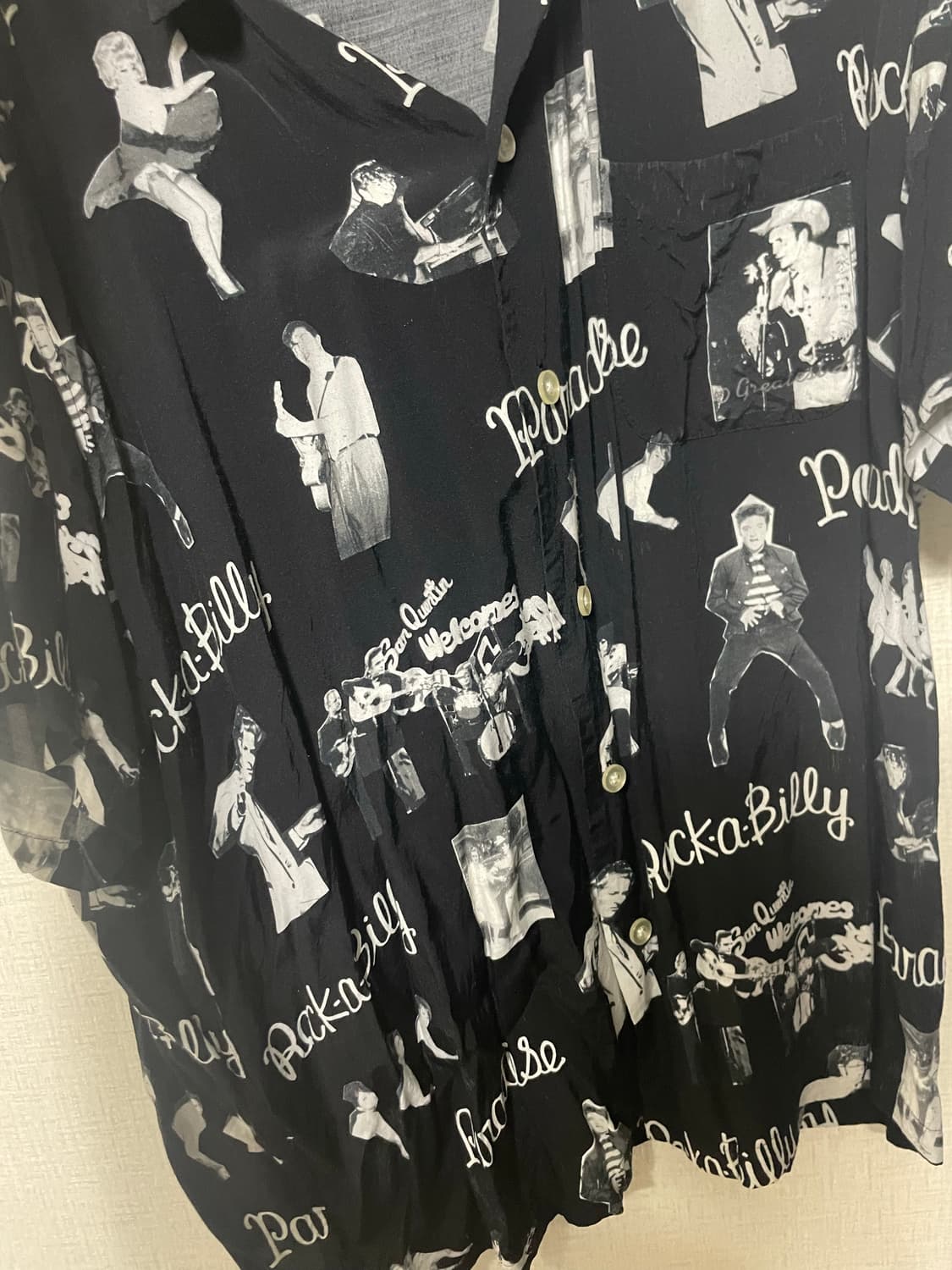 와코마리아 로커빌리 하와이안셔츠 M 상품이미지7