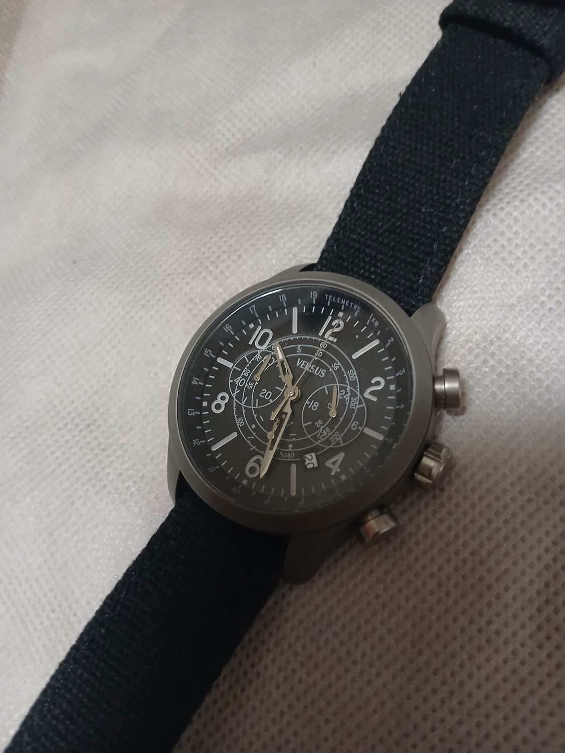 베르사체 베르수스 블랙 크로노시계 44mm 상품이미지2