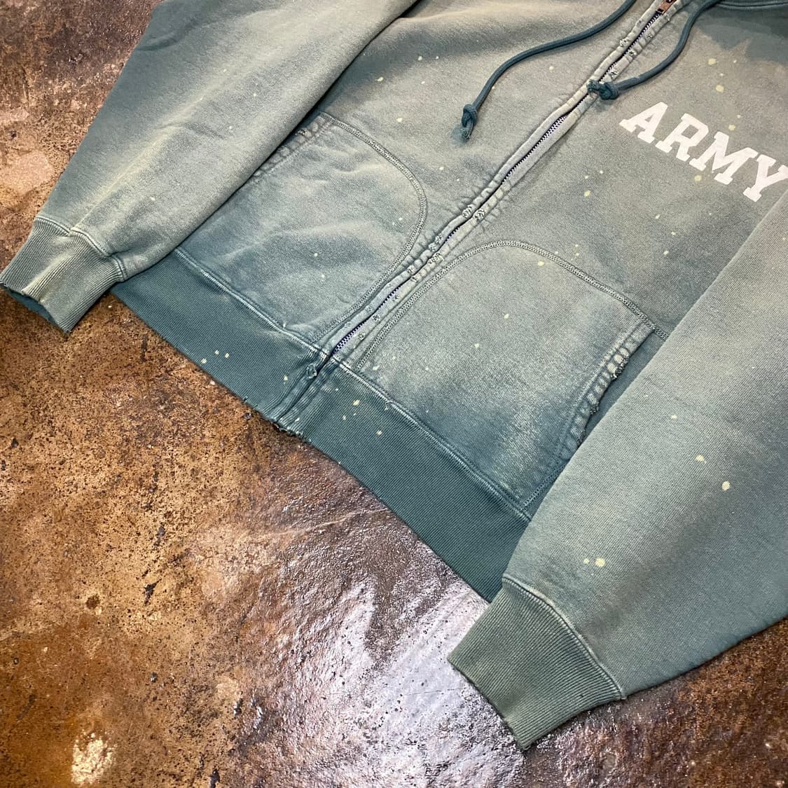 (S) bowwow 에이징 데미지 후드 집업 상품이미지3