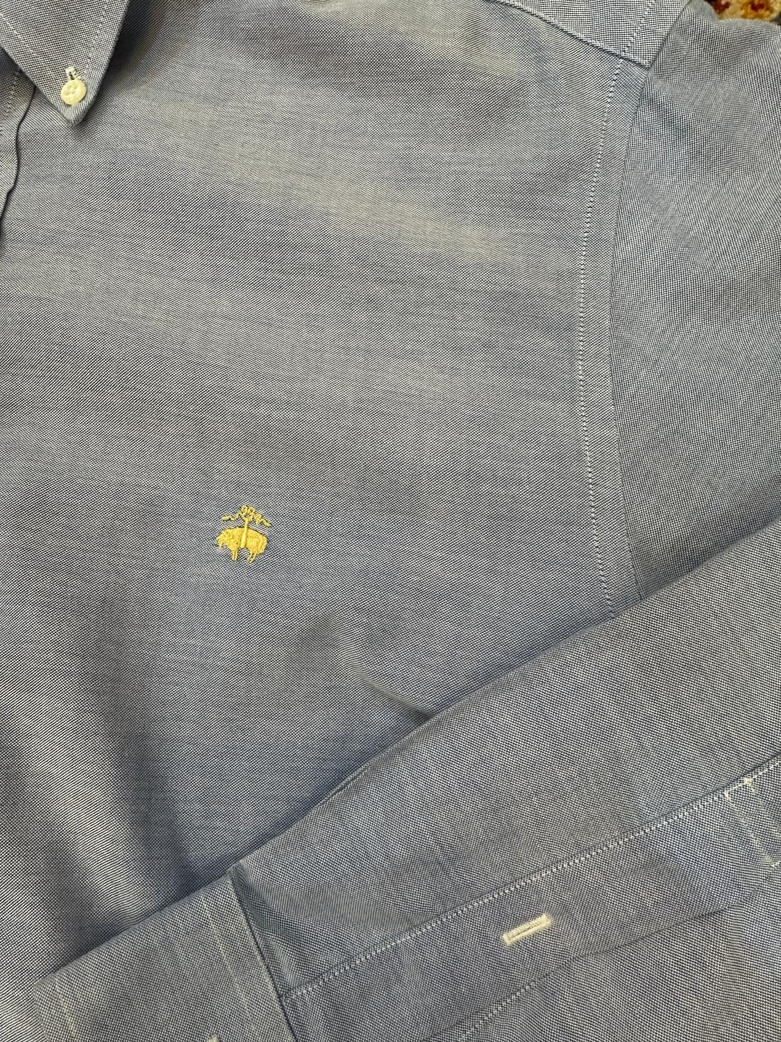 브룩스브라더스 옥스포드 셔츠 스카이블루 S 상품이미지3