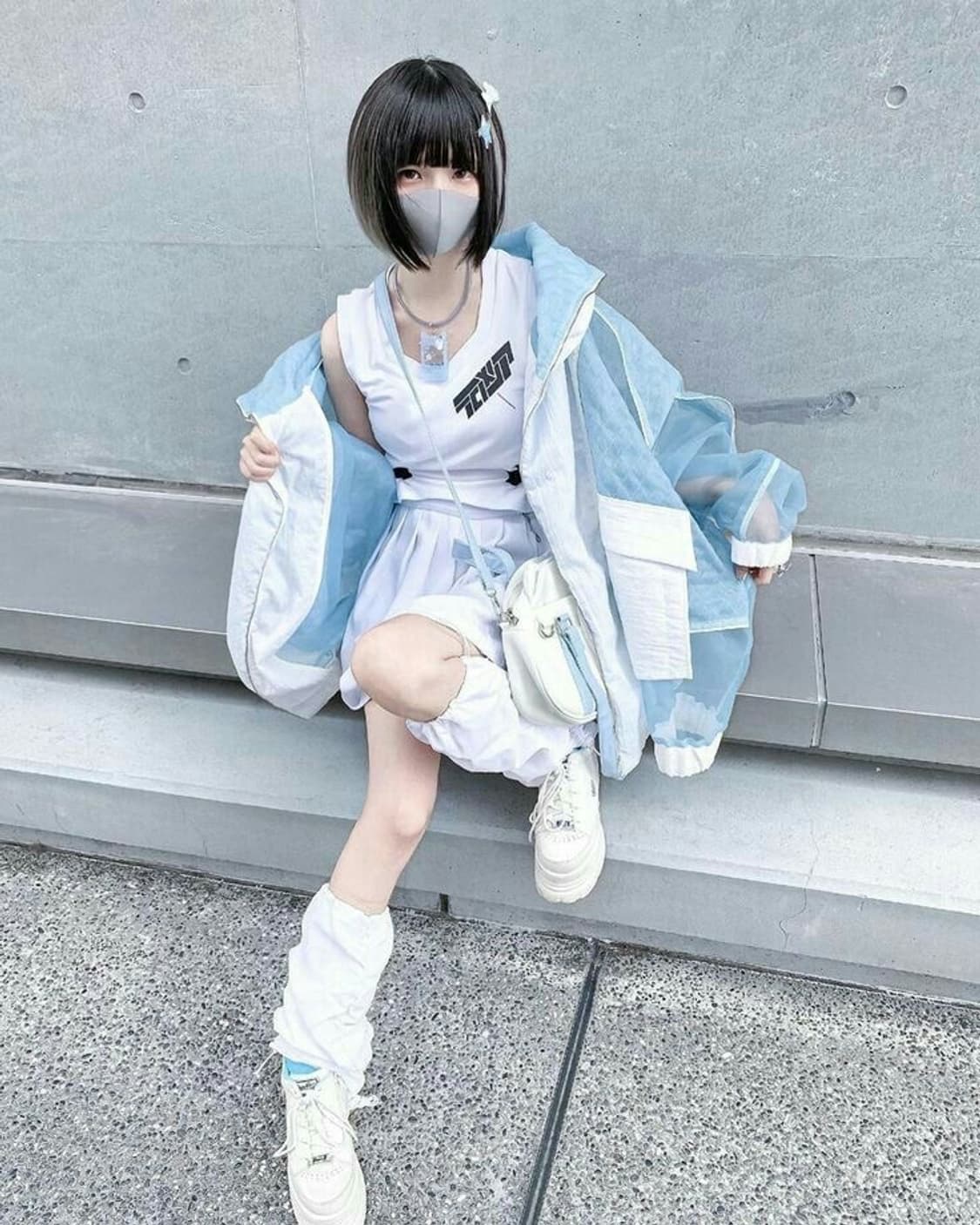 Balmung 발뭉 아노깔 서브컬쳐 chloma 퀄트 오간자 하이넥 파카 상품이미지3