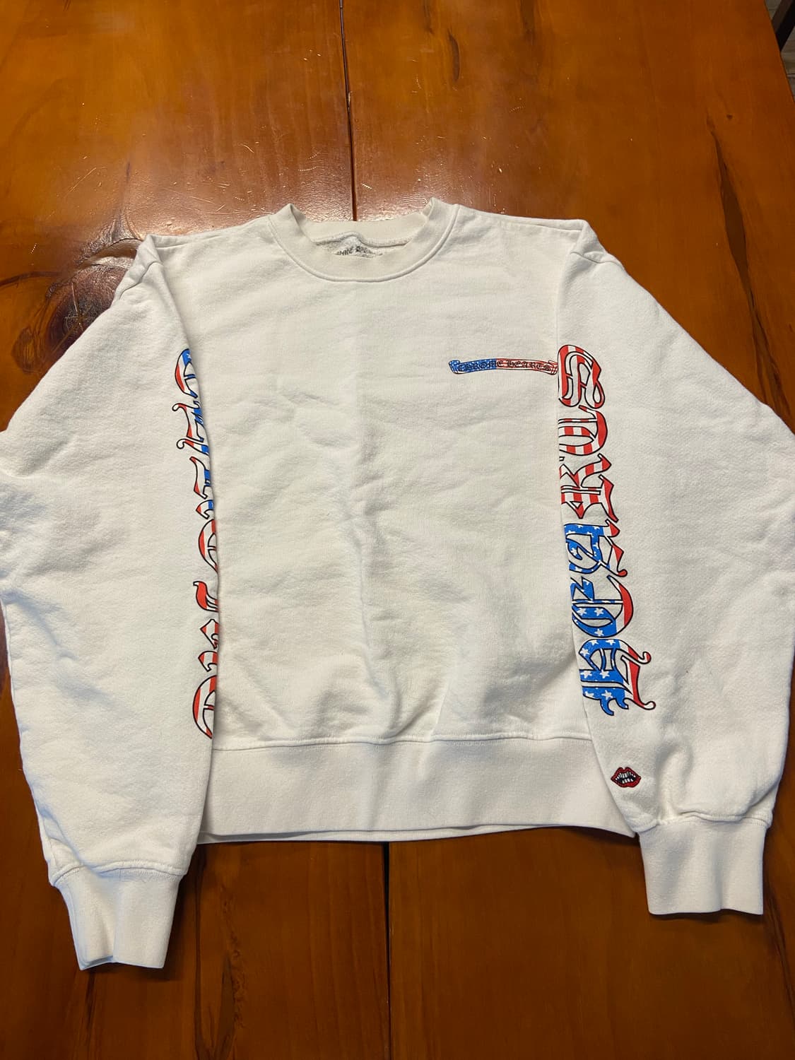 크롬하츠 매티보이 성조기 맨투맨 사이즈 xs 상품이미지2