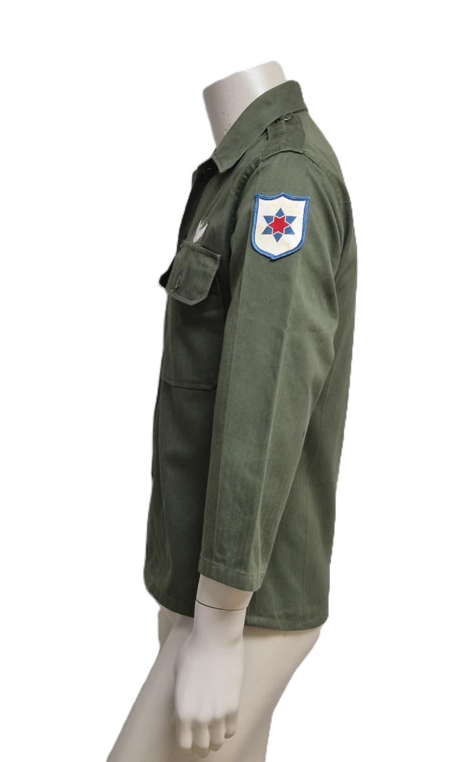 육군 구형 12사단 민무늬 전투복 상의 자켓 (S) 상품이미지2