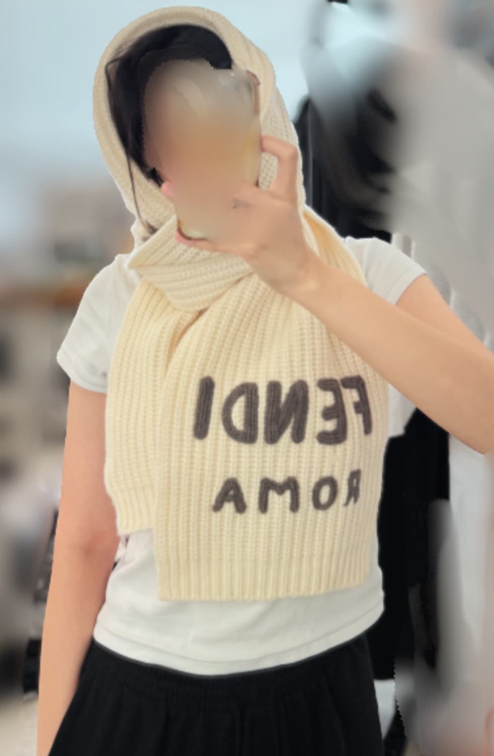 ) 단종된, 펜디 로마 니트 스카프 새상품 상품이미지7