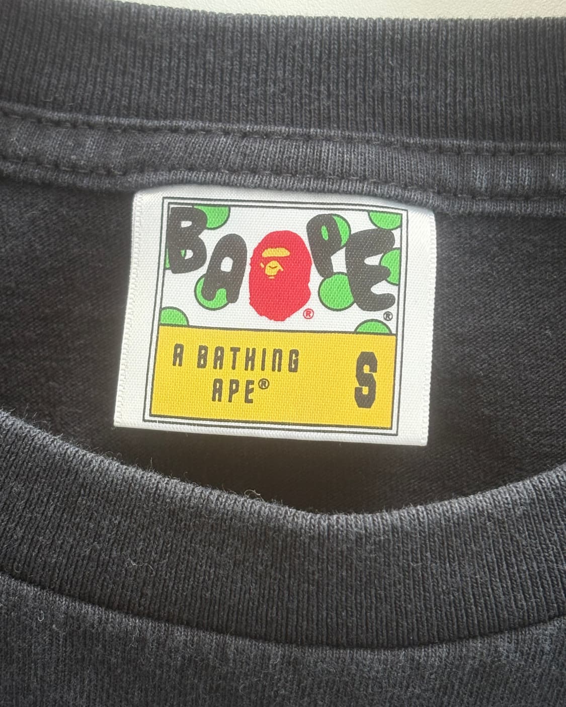 BAPE 베이프 컬러 카모 컬리지 로고 롱슬리브 상품이미지7