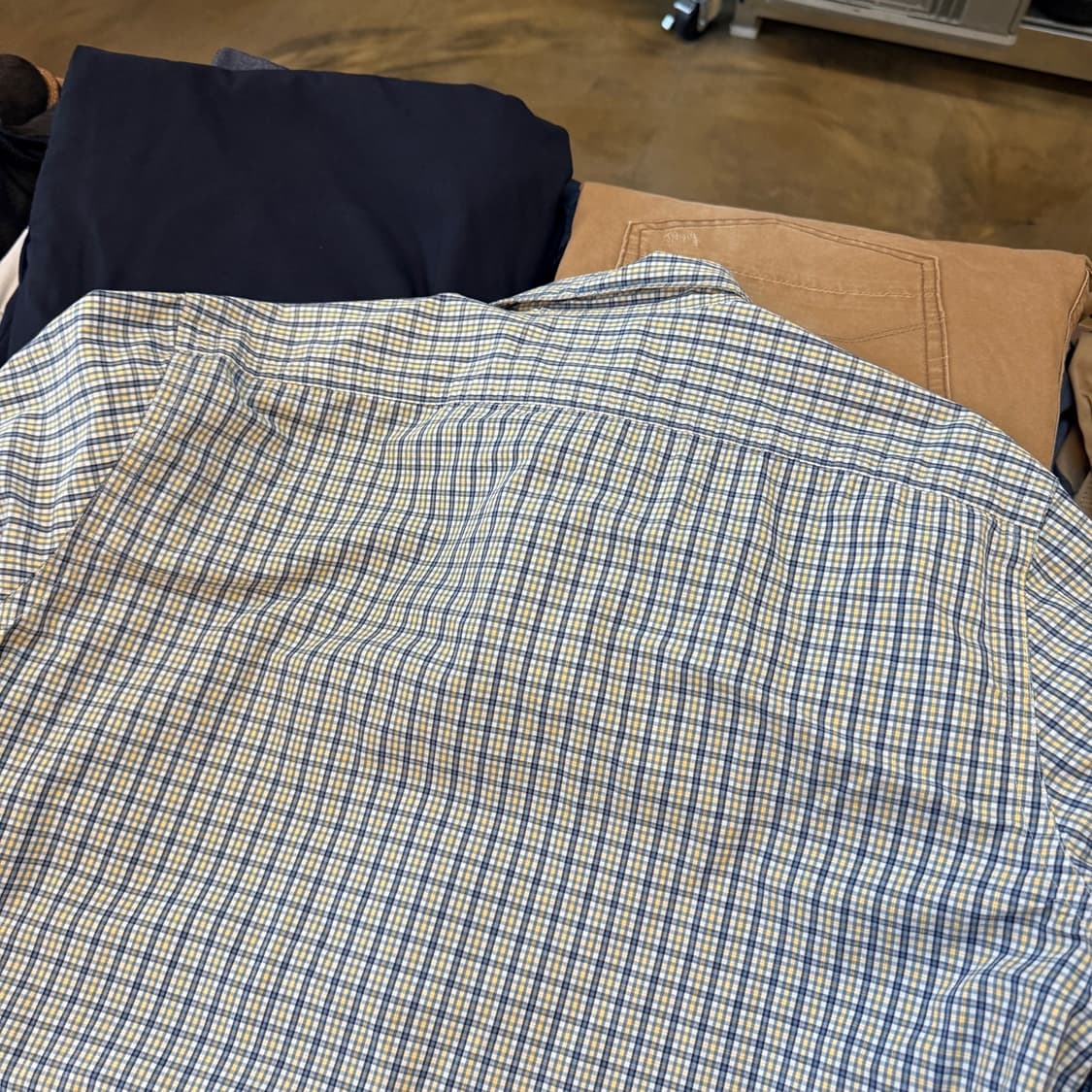 폴로 진스 체크패턴 인도생산 셔츠 상품이미지6