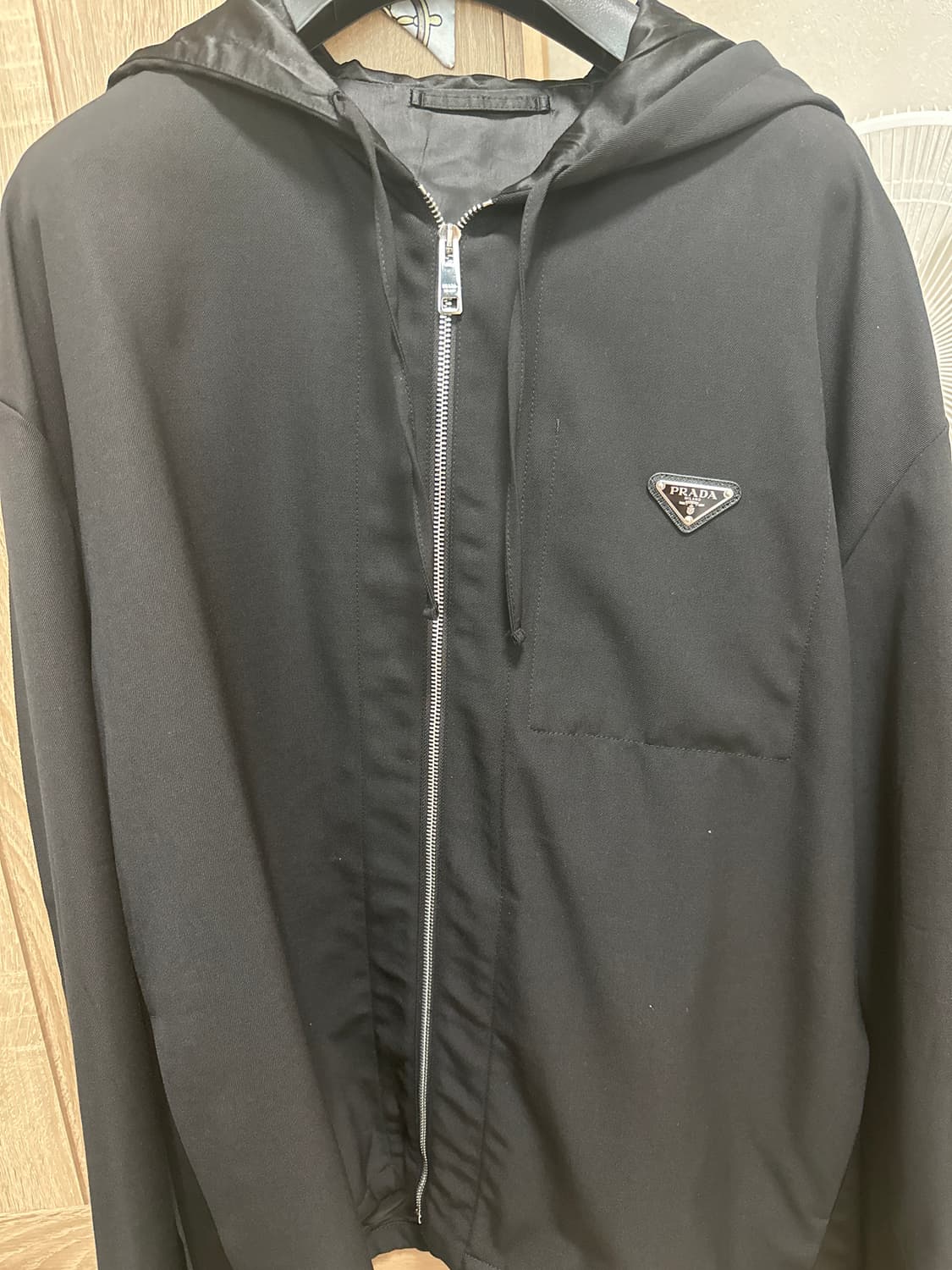 프라다 울후드 블루종자켓 SGC195 XL 판매합니다 상품이미지1