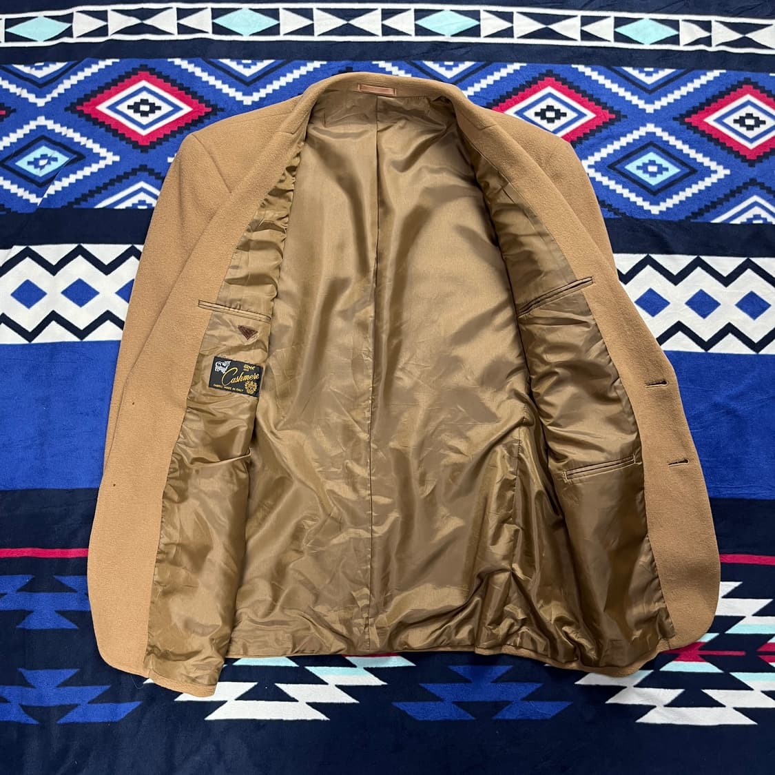 캐시미어 울 혼방 빈티지 수트 자켓(실측확인) 상품이미지3