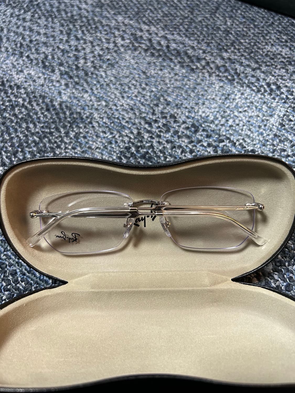 레이밴 무테 안경 54 상품이미지3