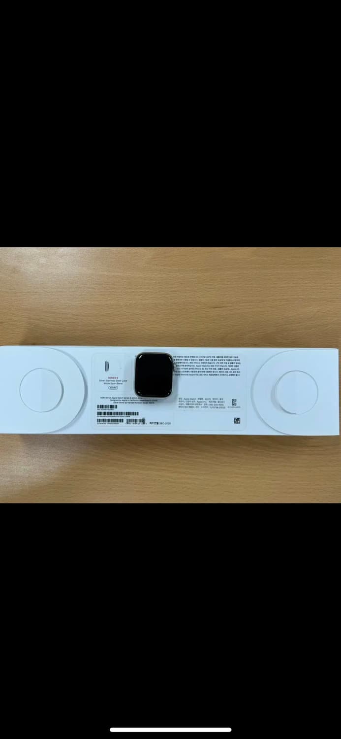 애플워치 6 40mm스테인리스 실버 상품이미지5