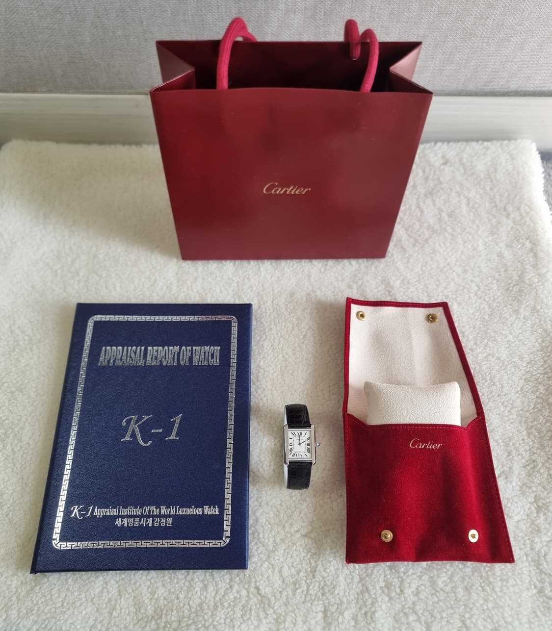 까르띠에 탱크솔로 스틸 SM 시계 (남녀공용) 2017년식 상품이미지8
