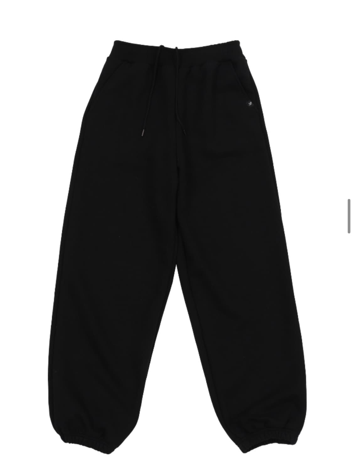 시너진 플레인 베이직 스웻팬츠 블랙 S 상품이미지2