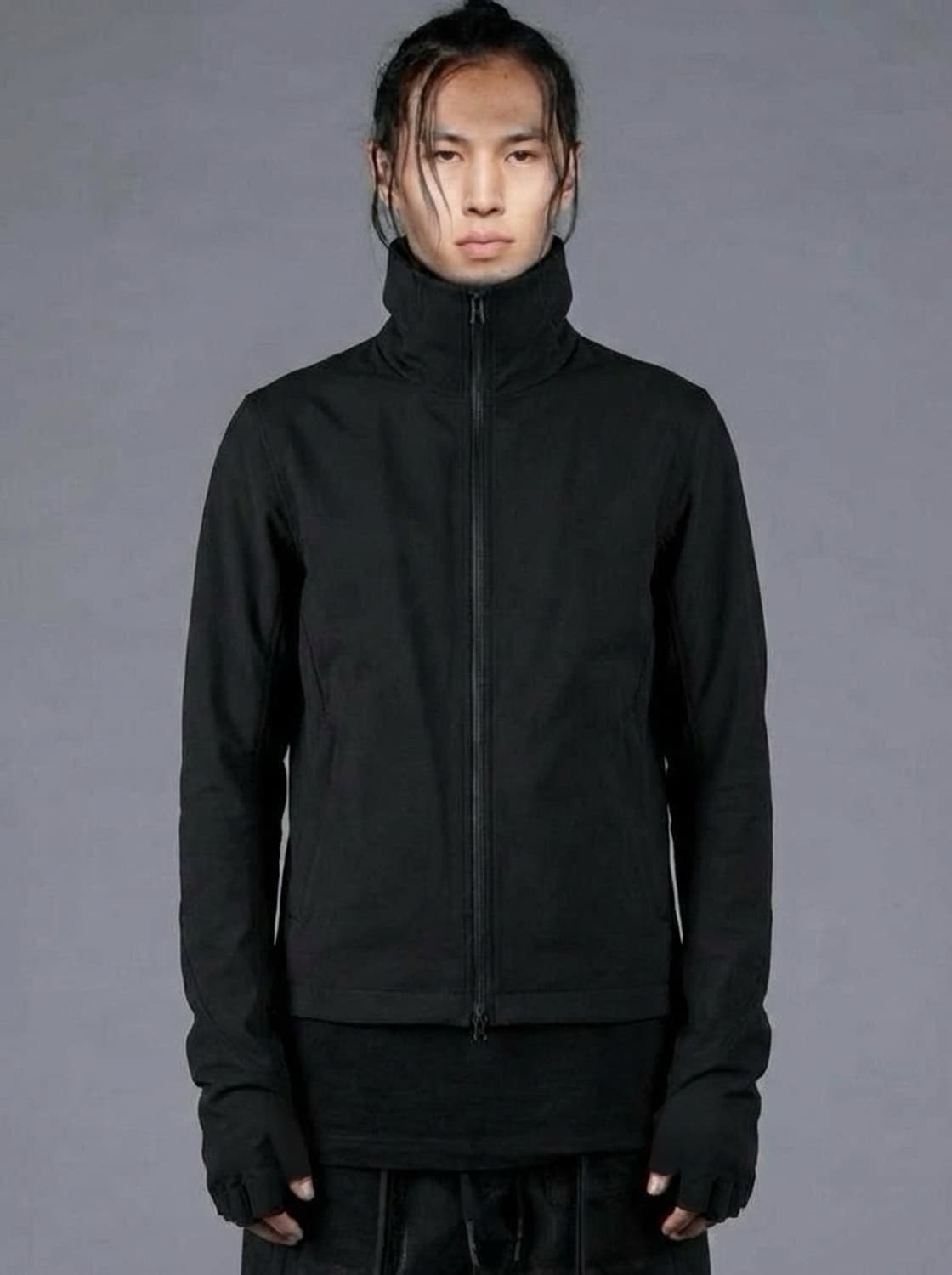 트러블드 워터스 25ss 글로브 하이넥 더블집업 면 자켓 상품이미지1