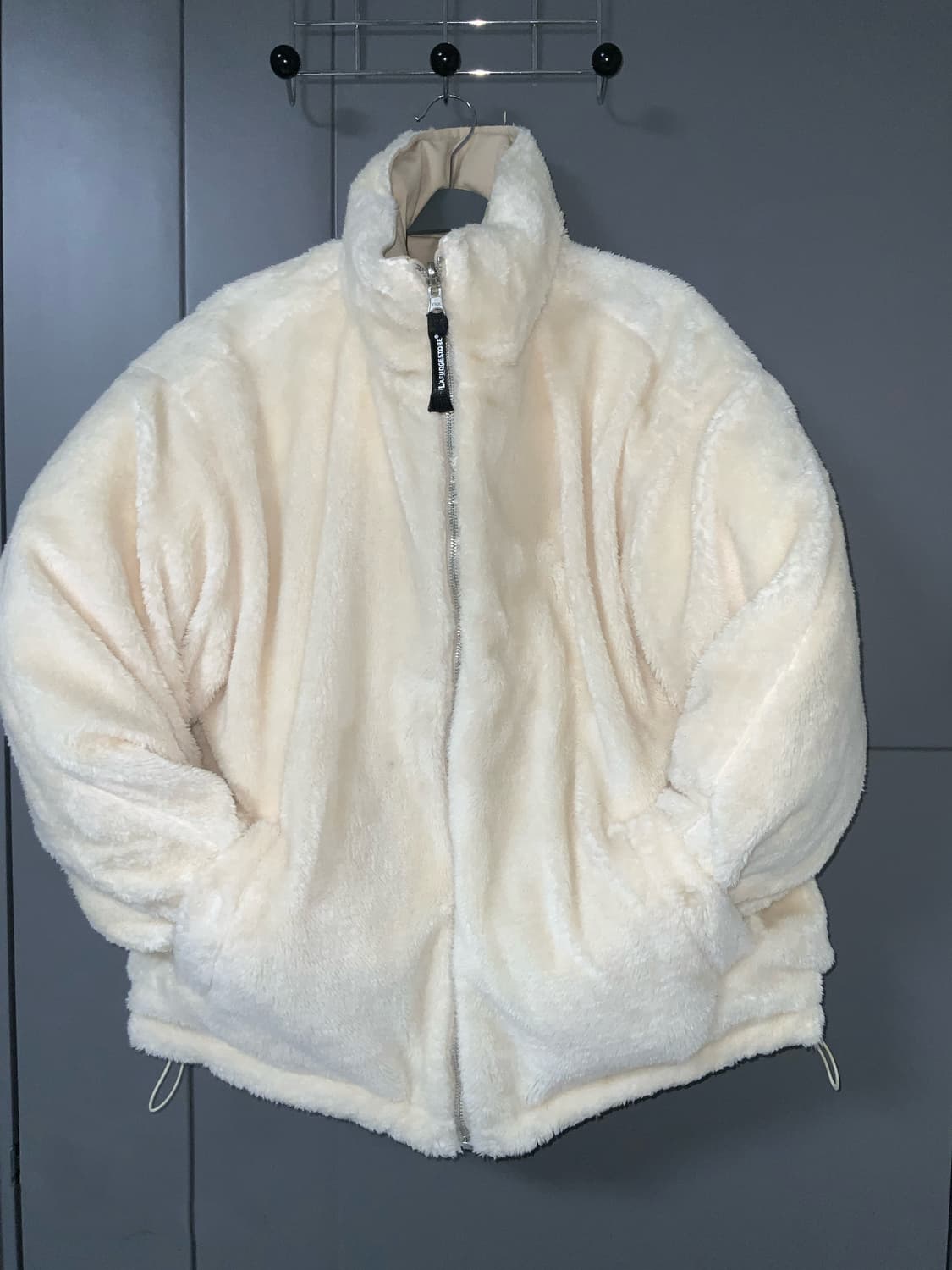 라퍼지스토어 리버시블 쉬링 무톤 몬스터 패딩 S 상품이미지3