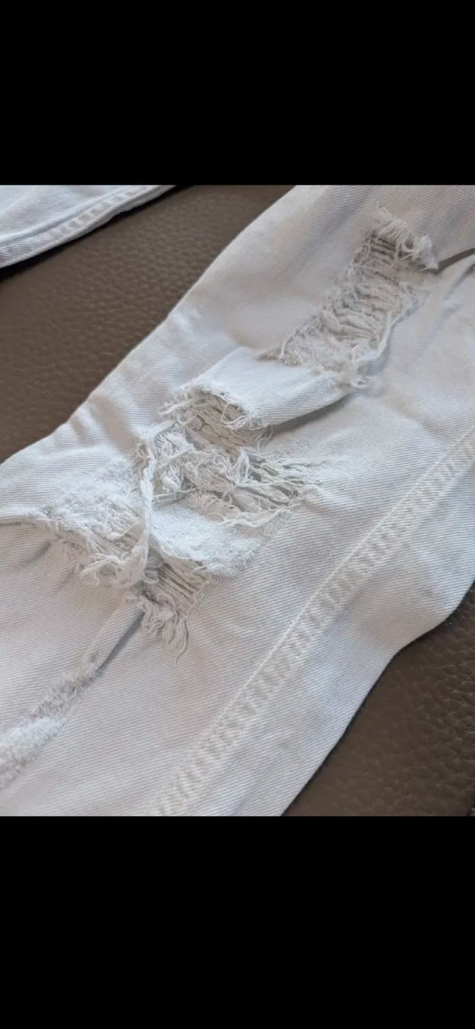 이로 IRO 정품 화이트 디스트로이드 데님 상품이미지9