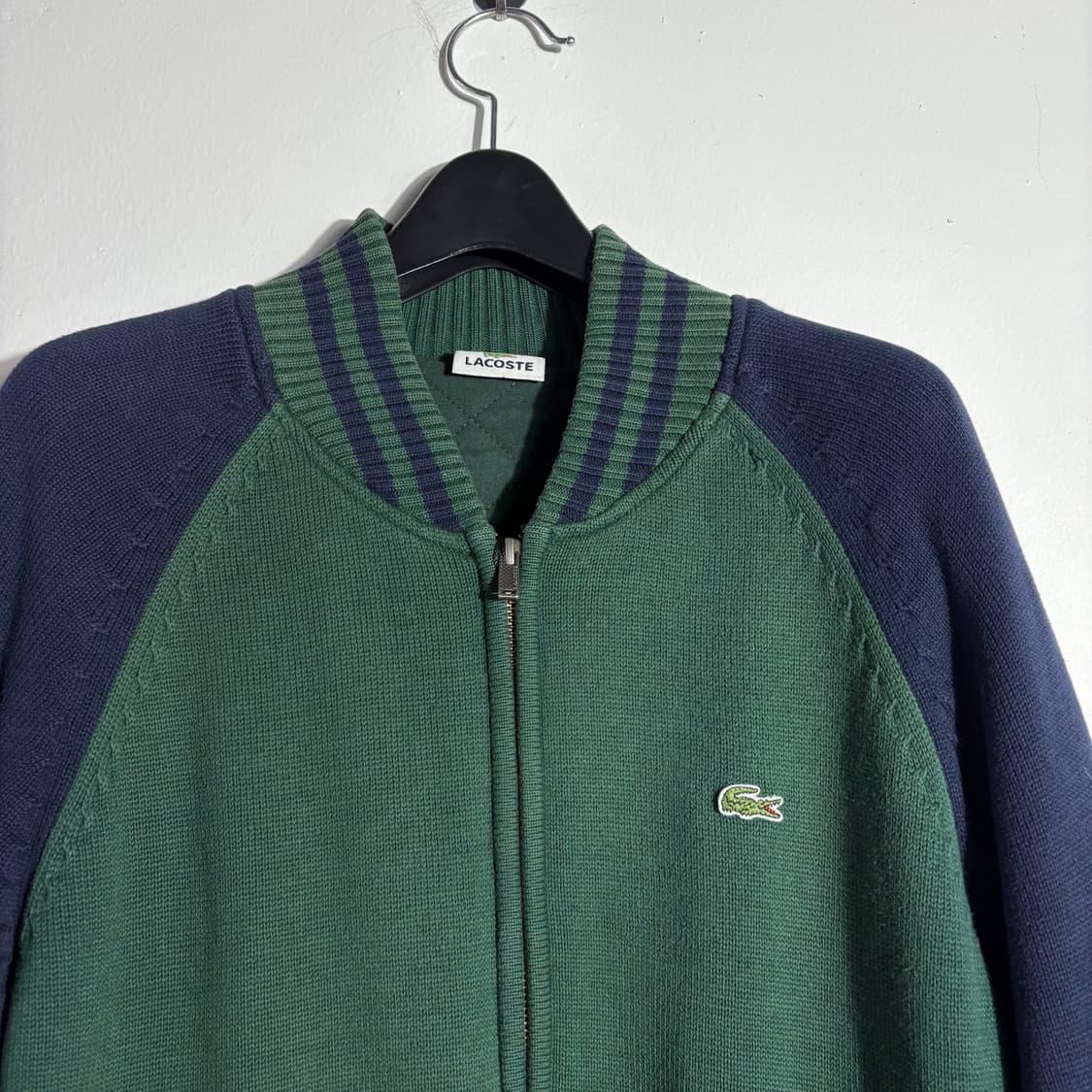 라코스테 그린 집업 니트 자켓 (무료배송) 상품이미지2
