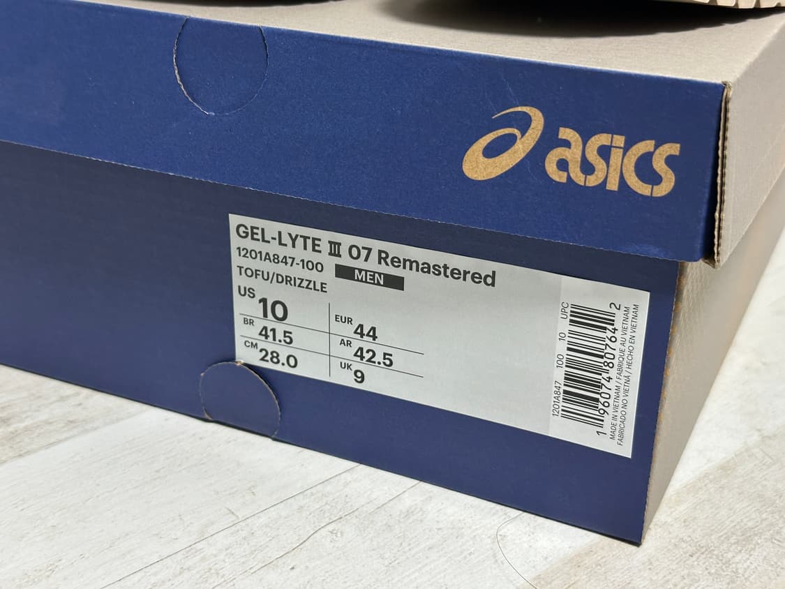 아식스 KITH 젤라이트3 280사이즈 새제품 상품이미지2